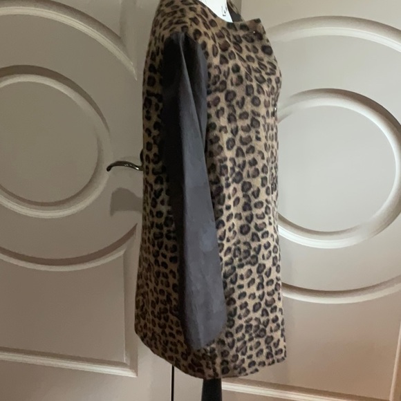 NWT MICHAEL KORS COAT IN LEOPARD PRINT - Picture 7 of 9